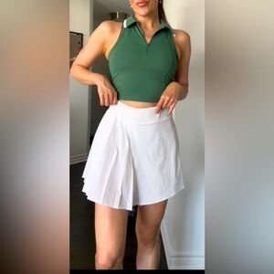 NWOT green golf and sport crop top